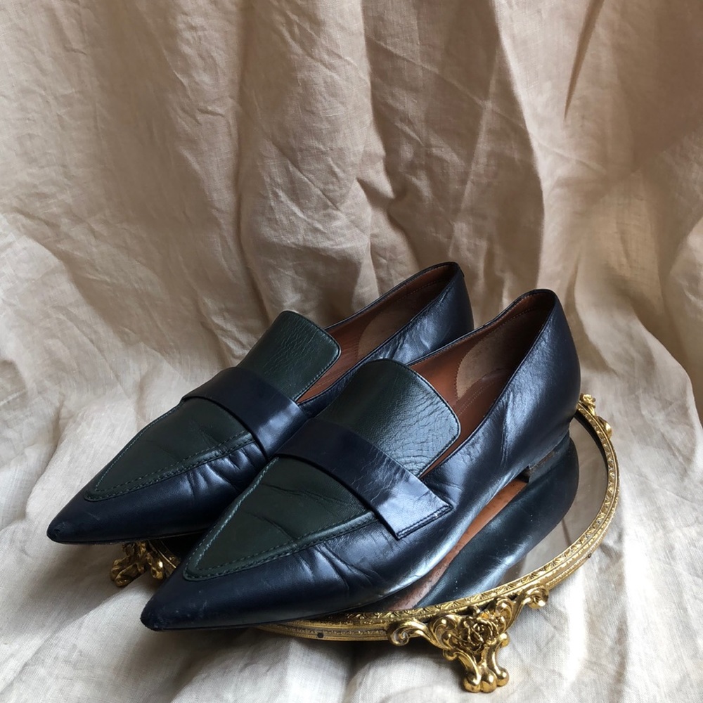 Céline Pointed Loafers